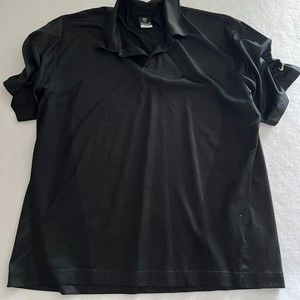 Nike Dri-Fit XL Black Polo Mesh
